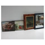 Framed Artwork, Mirror,