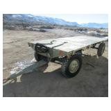 1991 Utility Flatbed Pull Behind Trailer