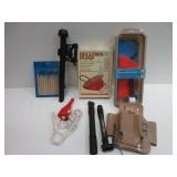 Wood Carving Set, Bell Mike, Bellows Pump,