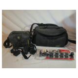 Fujifilm Camera with Bag, Extra Bag and Tripod