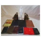 Bibles, Mary Figurine, Praying Hands Bookends