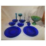Blue Glassware