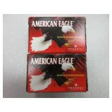 2) American Eagle .22 LR 38 GR Copper-Plated HP