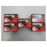 5) American Eagle .22 LR 38 GR Copper-Plated HP