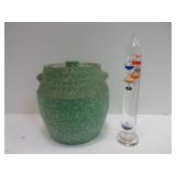 Vase, Water Filled Thermometer