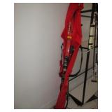 Skis with Poles and Carrying Bag