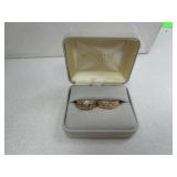 Gold Wedding Ring Set