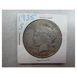 1935 Liberty Silver Dollar Coin