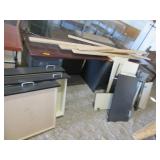 Pressboard Pieces, Drawers, 2) Desks