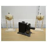 Vintage Lantern, 2) Desk Clocks