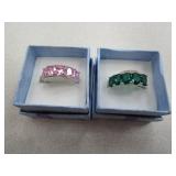 2) Ladies Size 9 Rings