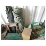 Coleman Portable Gas Grill, Lantern, Tent, Chairs