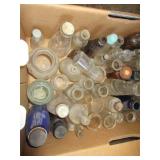 Assorted Small Glass Bottles