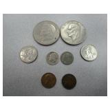 19671 And 1973 Eisenhower Dollar Coins, 2) State