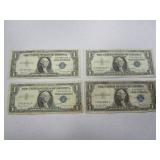 2)1935 And 2) 1957 Silver Certificate One Dollar