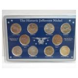 Historic Jefferson Nickel Set
