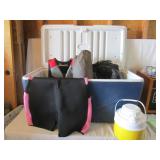 Coleman Cooler, Wetsuit, Life Jacket, Tent, More