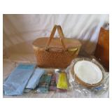 Picnic Basket with Contents