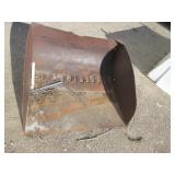 Scrap Metal Bucket from Dirt Mover
