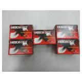 5) American Eagle .22 LR 38 GR Copper-Plated HP