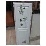 Ironing Board Cabinet with Grapevine Accents