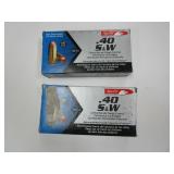 2) Boxes Aguila .40 S&W Cartridges