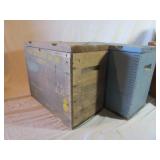 2) Wood Ammo Crates with Lids