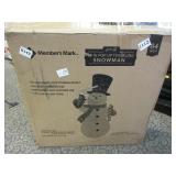 84 IN Pop-Up Twinkling Snowman