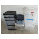 Assorted Storage Drawers and Tubs