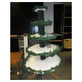 Lighted Village Christmas Tree