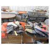 3) Child, 2) Adult Life Vests