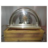Mantle Clock, Small Wood Box