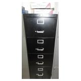 Four Drawer Filing Cabinet, Hanging Folders