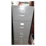 Four Drawer Filing Cabinet, Hanging Folders