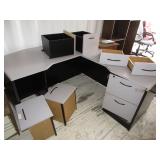 Corner Desk with Drawers*