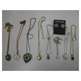 Pendant Necklaces, Earrings