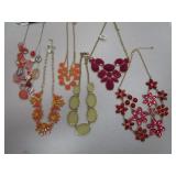 Flower and Large Bead Necklaces