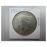 1925 Liberty Silver Dollar Coin