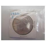 1926S Peace Dollar