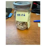 Jar of Ivories Total of 102 (semi cleaned) Jar of Ivories Total of 102 (semi cleaned)