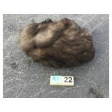 Green bear hide and skull Green bear hide and skull