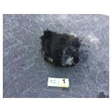 Black bear hide with skull Black bear hide with skull