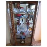 Contents of Curio Cabinet: Cups, Saucers,