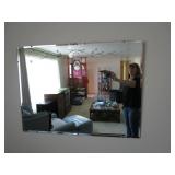 Wall Mirror with Floral Accents