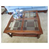 Hammary Stained Glass Coffee Table