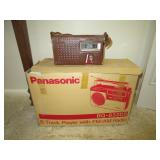 Panasonic 8-Track Player Wit FM/AM Radio, TrDeluxe