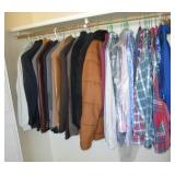 Men's Jackets, Suit Jackets, Shirts Size Medium