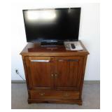 LG LED TV With TV Cabinet And Sony DVD Player