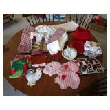 Variety Hot Pads, Kitchen Towels, Coffee Pot Cover