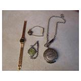 'World's Best Grandpa' Pocket Watch, 2) Vintage